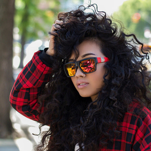 Jase New York Carter Sonnenbrille in Varsity-Rot