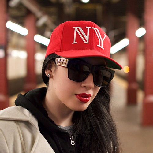 Jase New York Cache Sonnenbrille in Matt-Schwarz